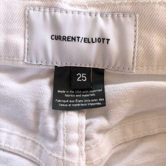 Current/Elliott Stiletto High Rise Frayed Hem Jean - Picture 5 of 9